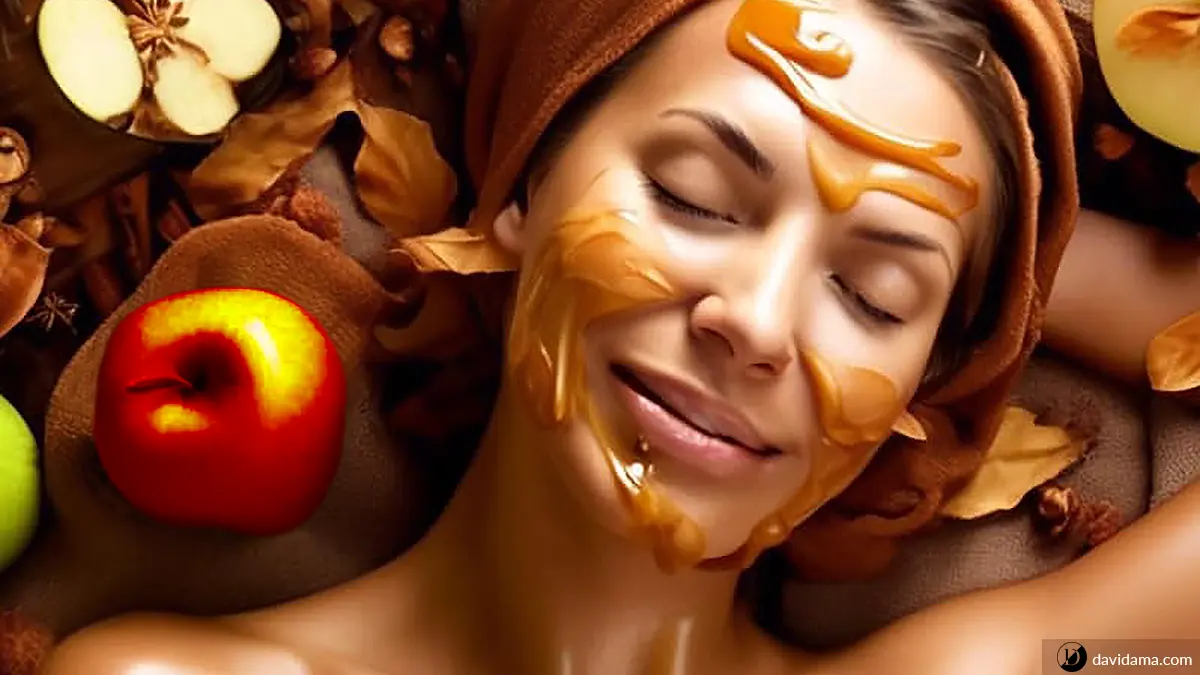 Caramel Apple Facial Skin Benefits