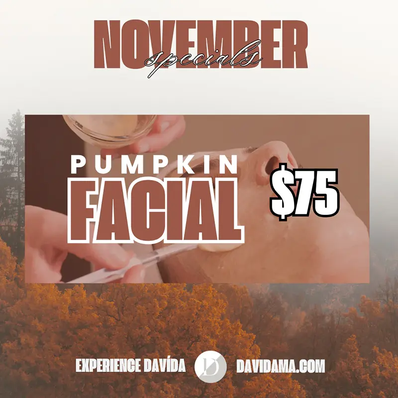 Get a Pumpkin Facial at DaVida Medical & Aesthetics