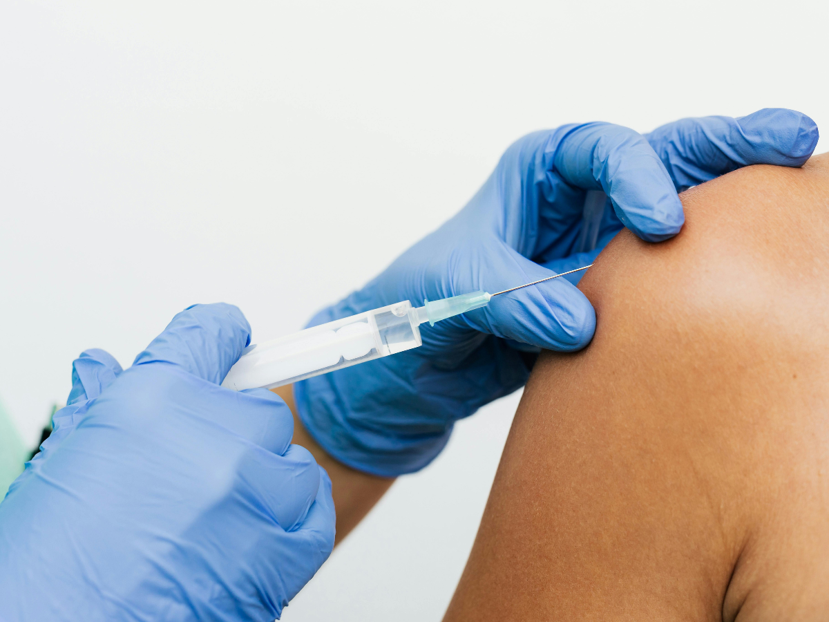 Provider preparing a vitamin B12 and lipotropic injection at a San Antonio med spa